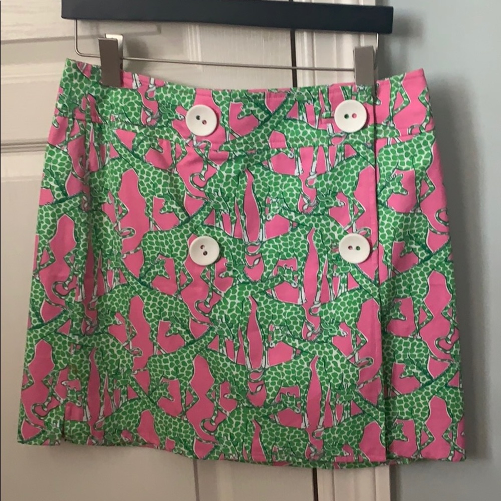 Lilly Pulitzer Giraffe Skirt